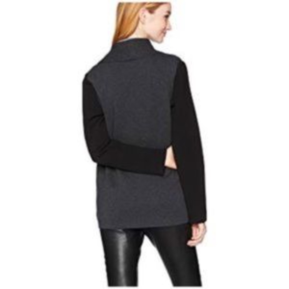 Calvin Klein Color Block Open Front Jacket - Picture 4 of 7